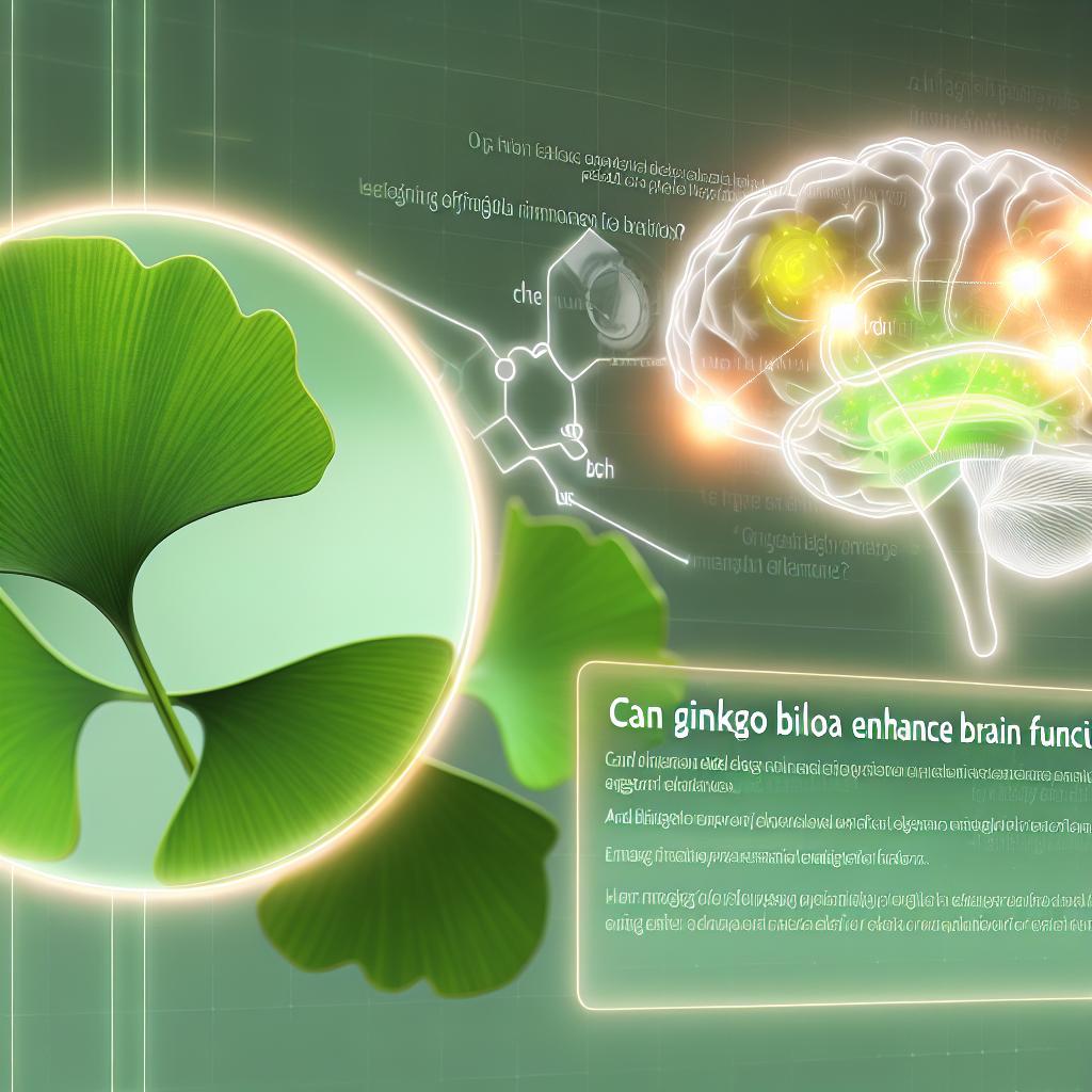 Can Ginkgo biloba Enhance Brain Function?