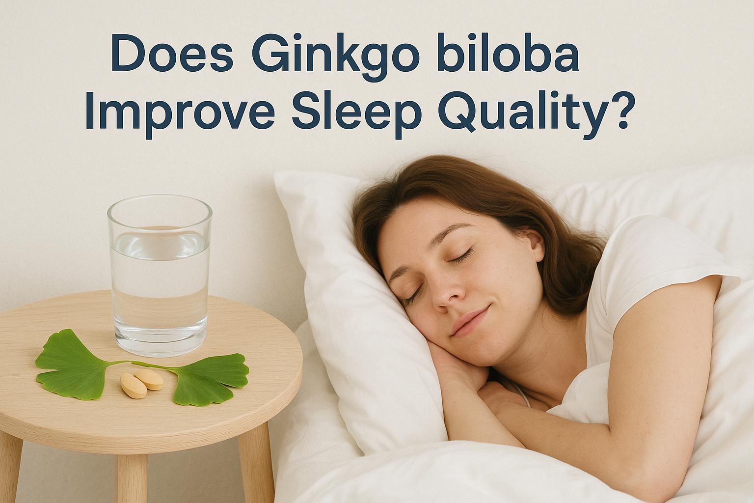 Does Ginkgo biloba Improve Sleep Quality?
