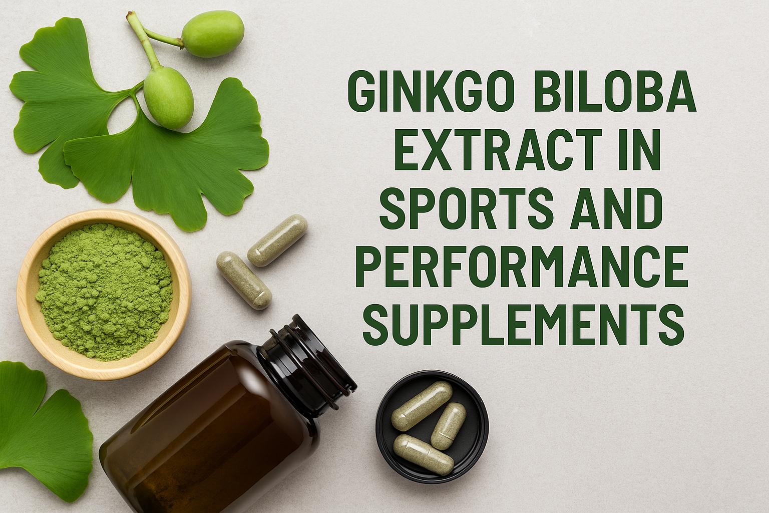 Ginkgo biloba Extract in Sports and Performance Supplements
