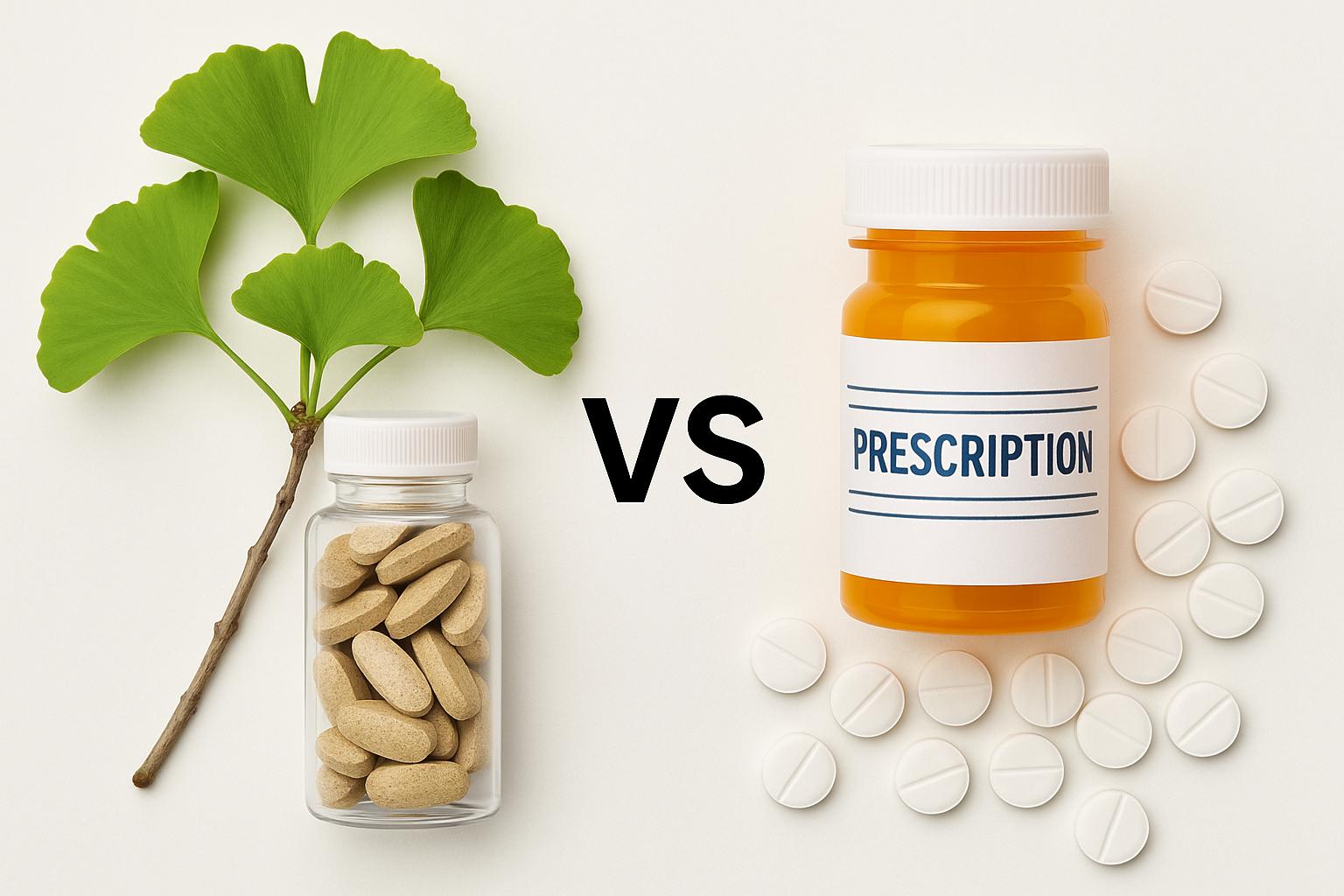 Ginkgo biloba’s Effectiveness Compared to Prescription Medications