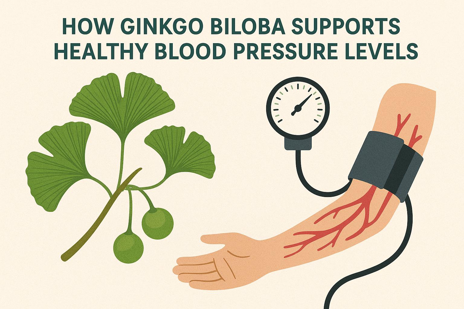 How Ginkgo biloba Supports Healthy Blood Pressure Levels