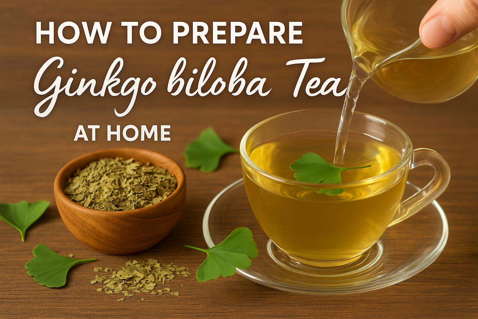 How to Prepare Ginkgo biloba Tea at Home