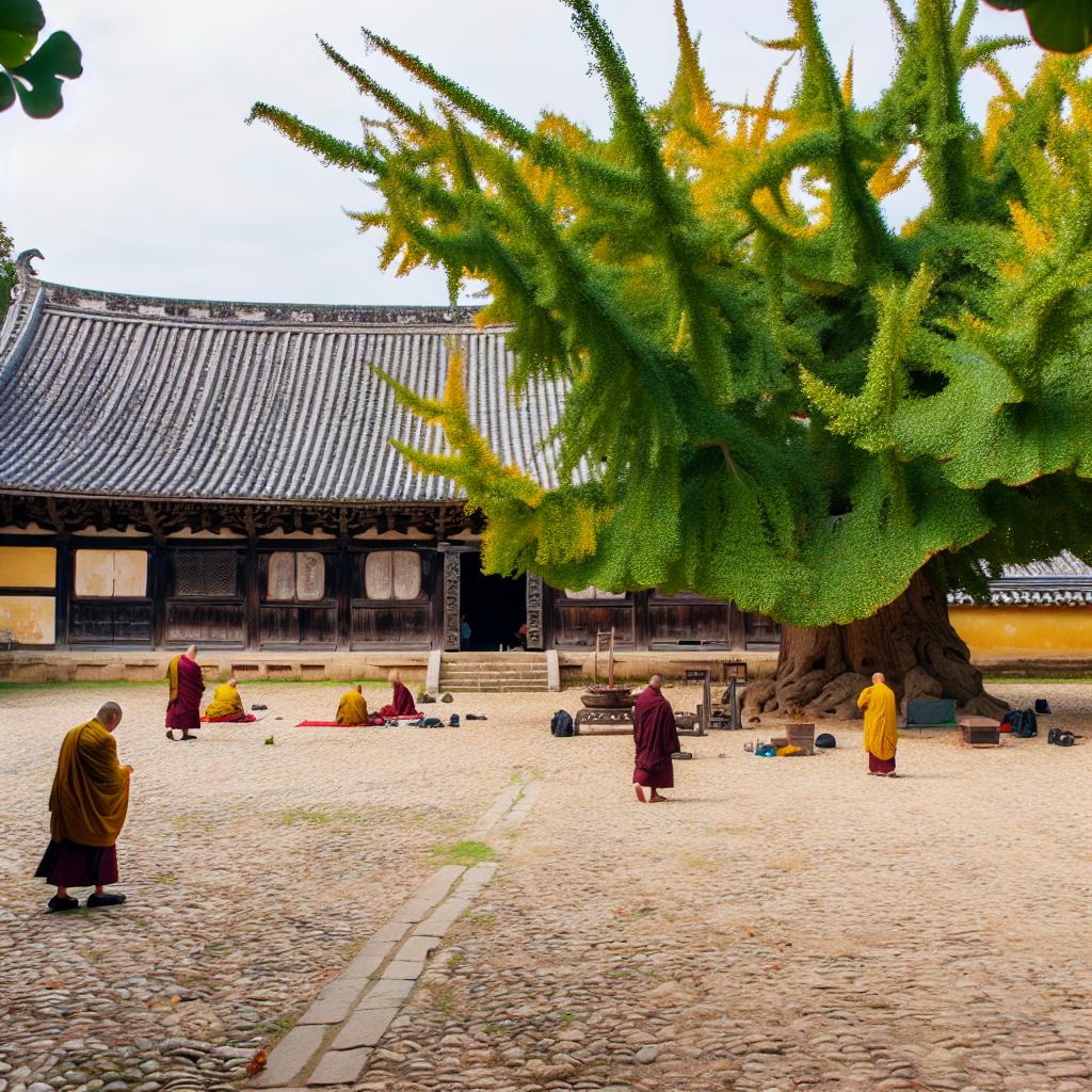The Role of Ginkgo biloba in Buddhist Temples