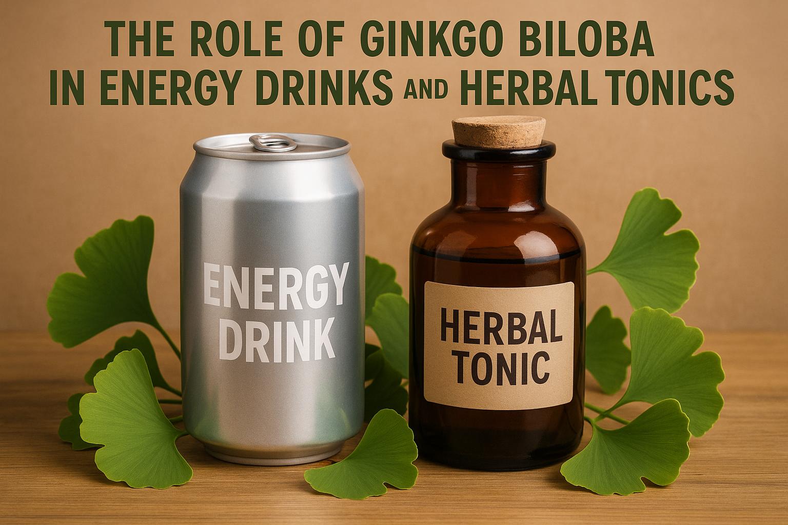 The Role of Ginkgo biloba in Energy Drinks and Herbal Tonics