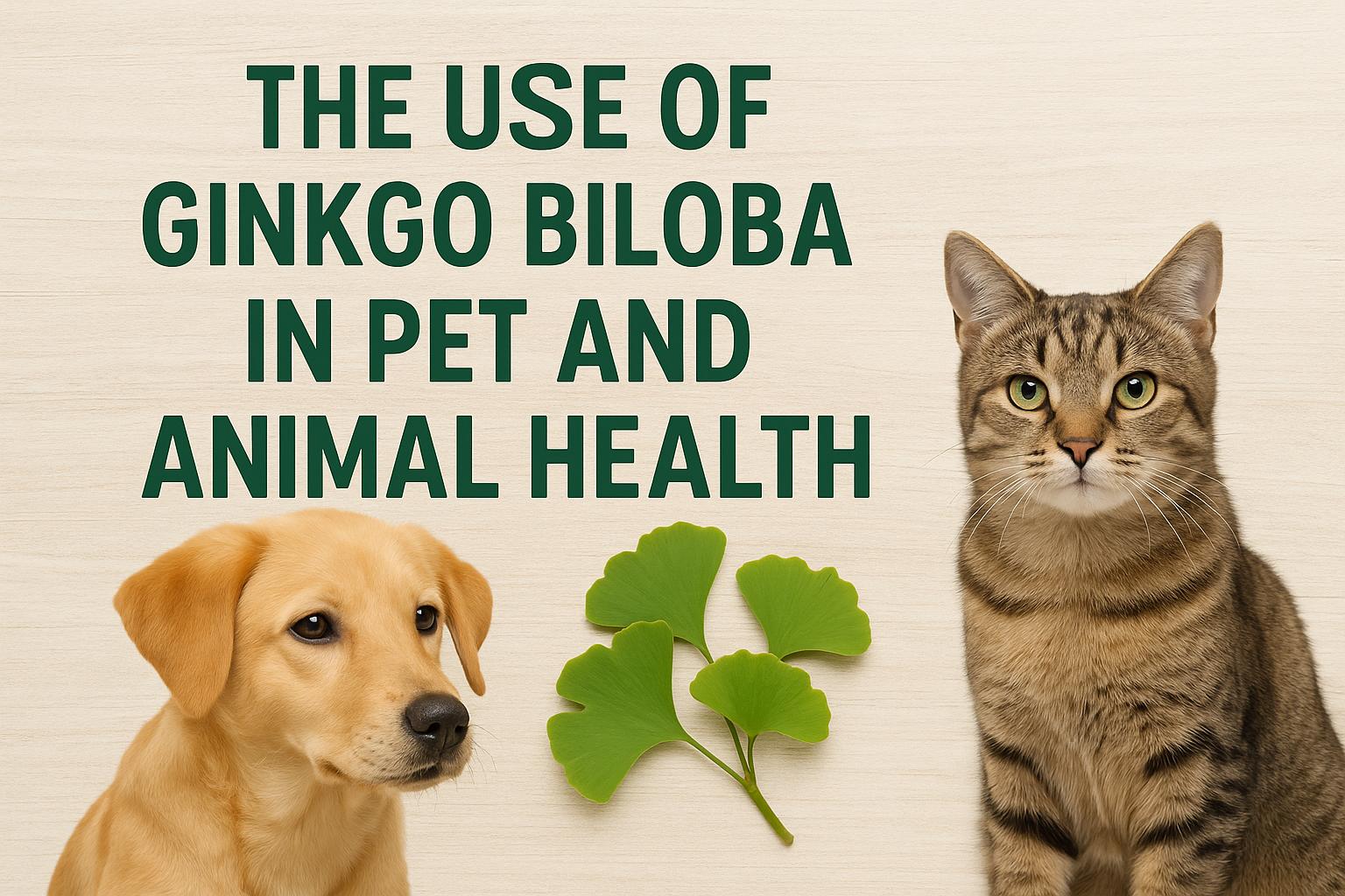 The Use of Ginkgo biloba in Pet and Animal Health