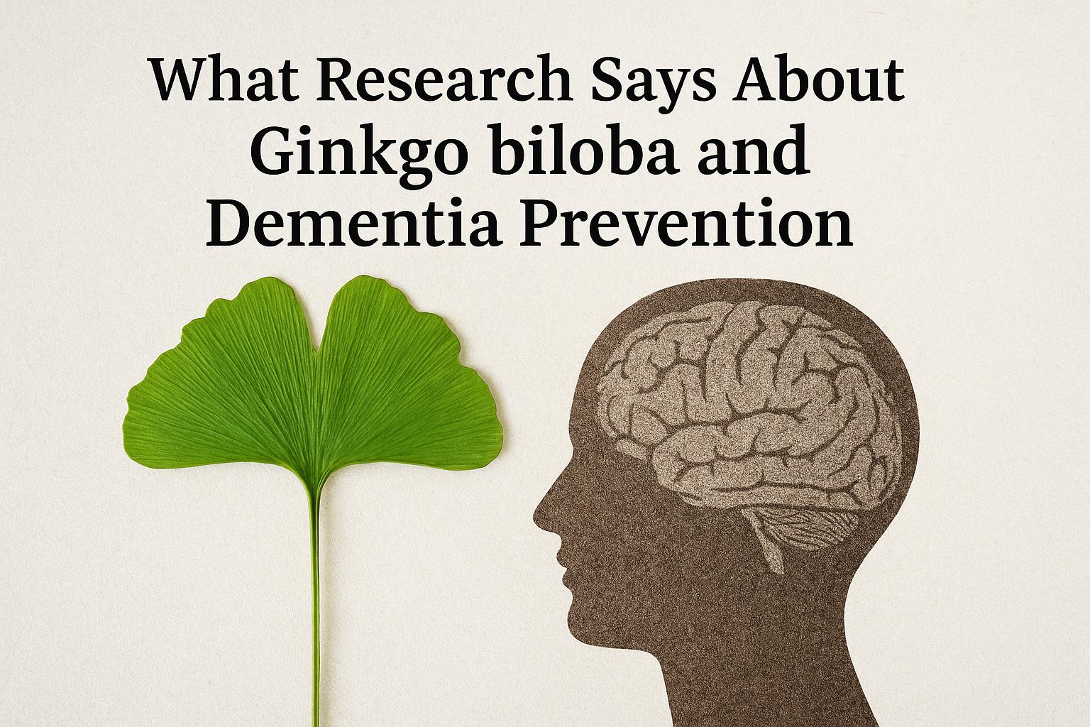 What Research Says About Ginkgo biloba and Dementia Prevention